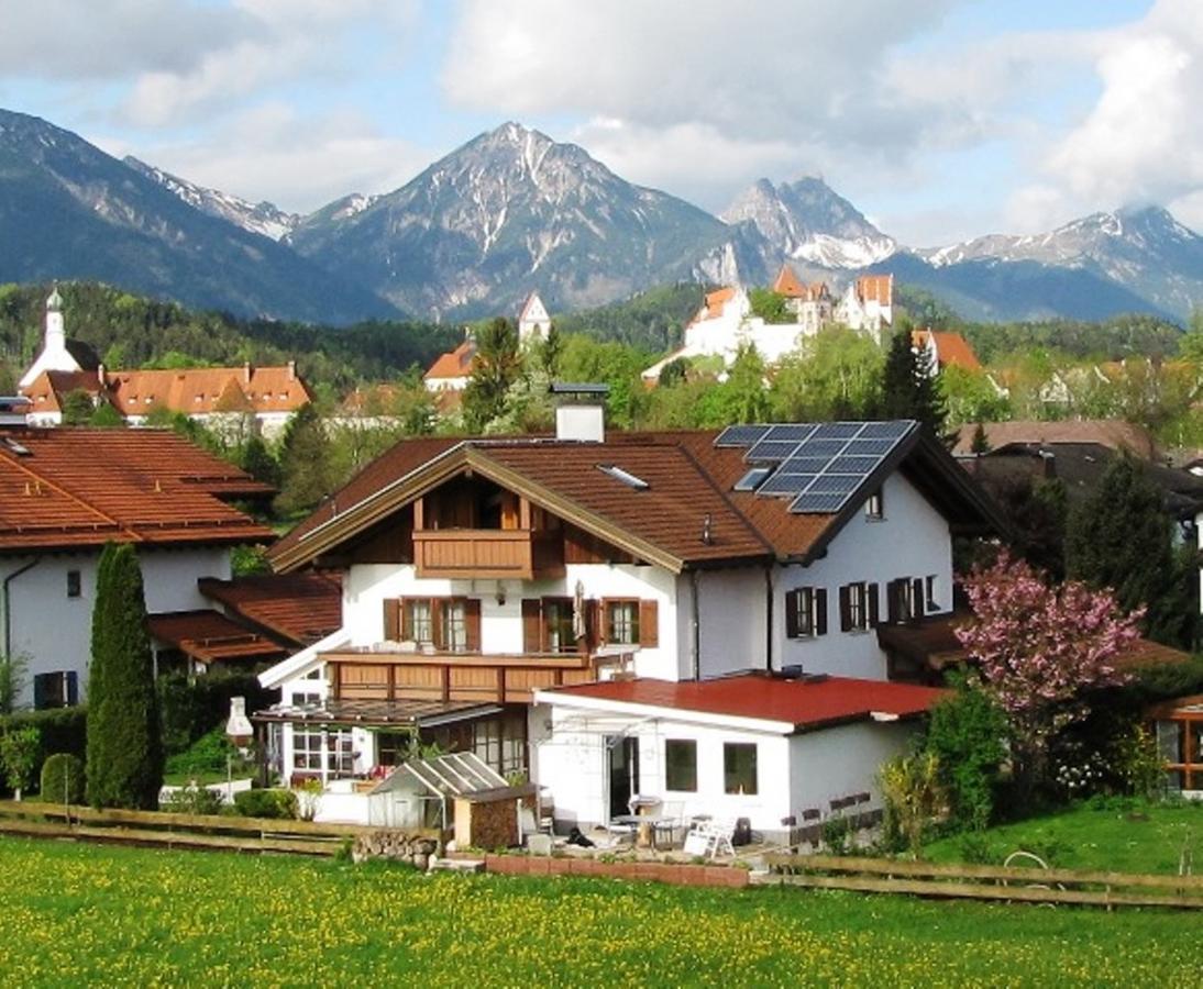 Апартаменты Haus Schlossblick Фюссен Экстерьер фото